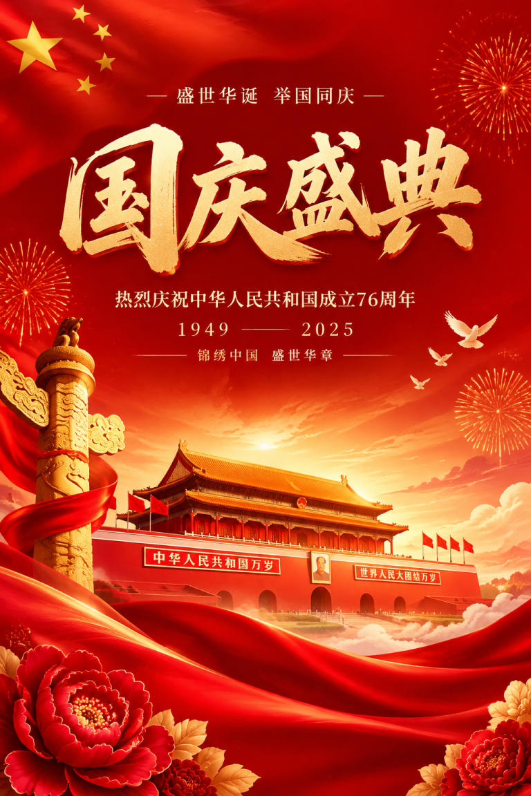 国庆盛典海报