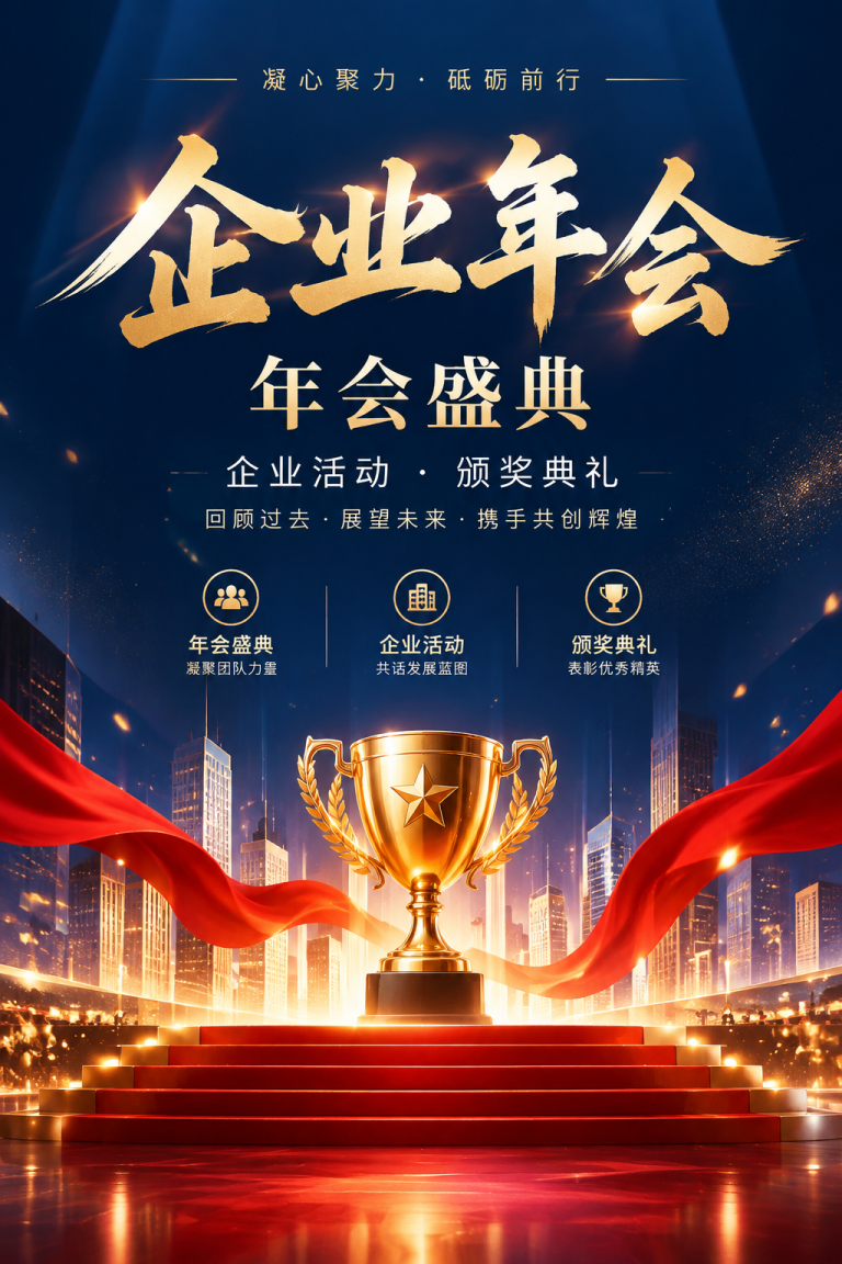 企业年会海报